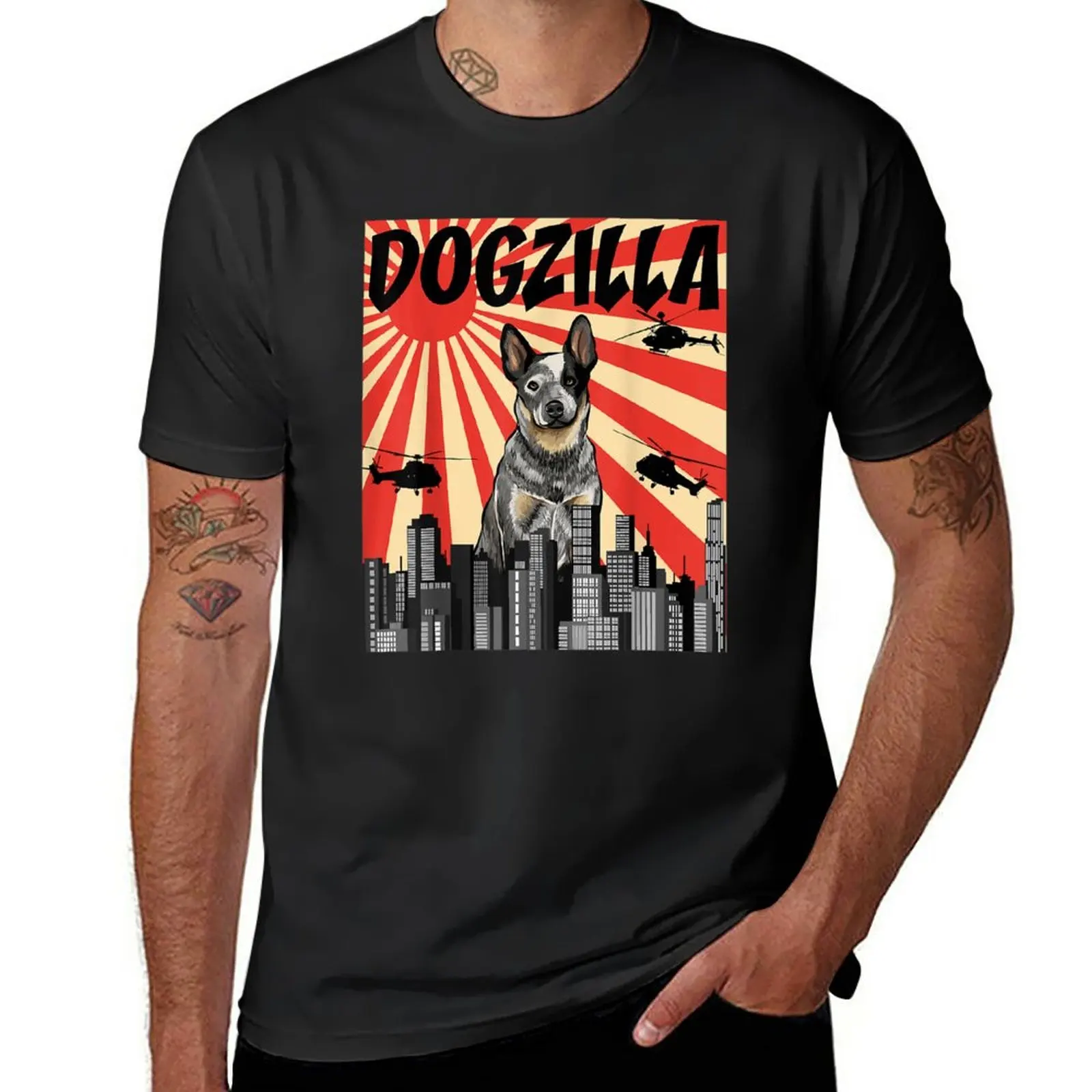 

New Funny Australian Cattle Dog T-Shirt heavyweight t shirts custom t shirts mens graphic t-shirts anime