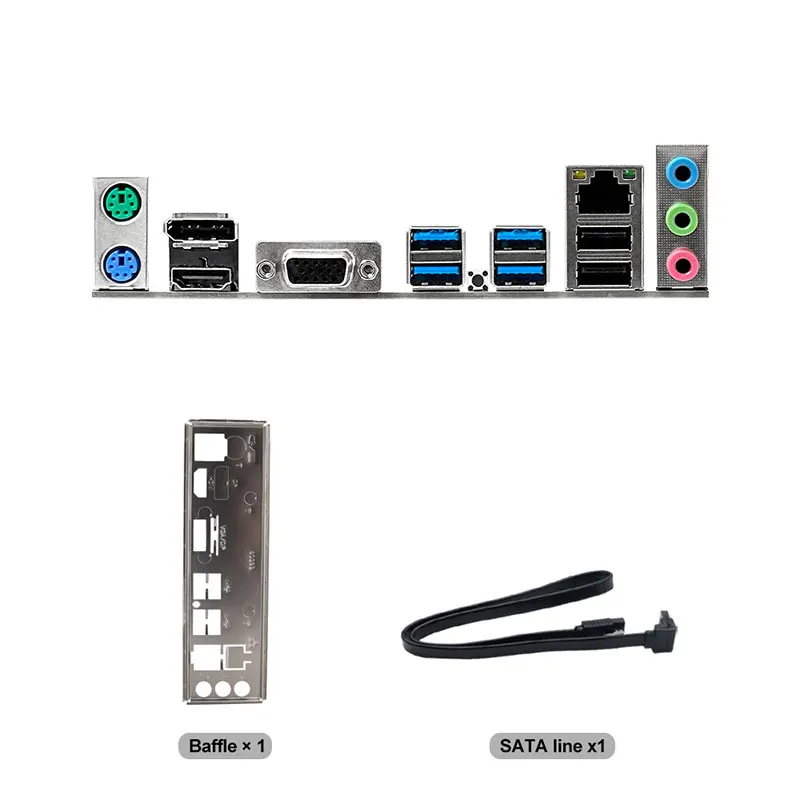 JGINYUE AMD B550 M-ATX Motherboard AM4 supports Ryzen R5 4000/5000