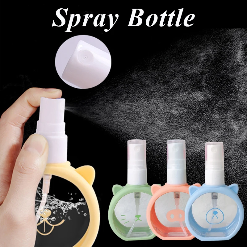 

55ml Refillable Spray Bottle Mist Sprayer Portable Pump Water Bottling Storage Perfume Ethyl Alcohol Liquid Sub-Packing Bottle