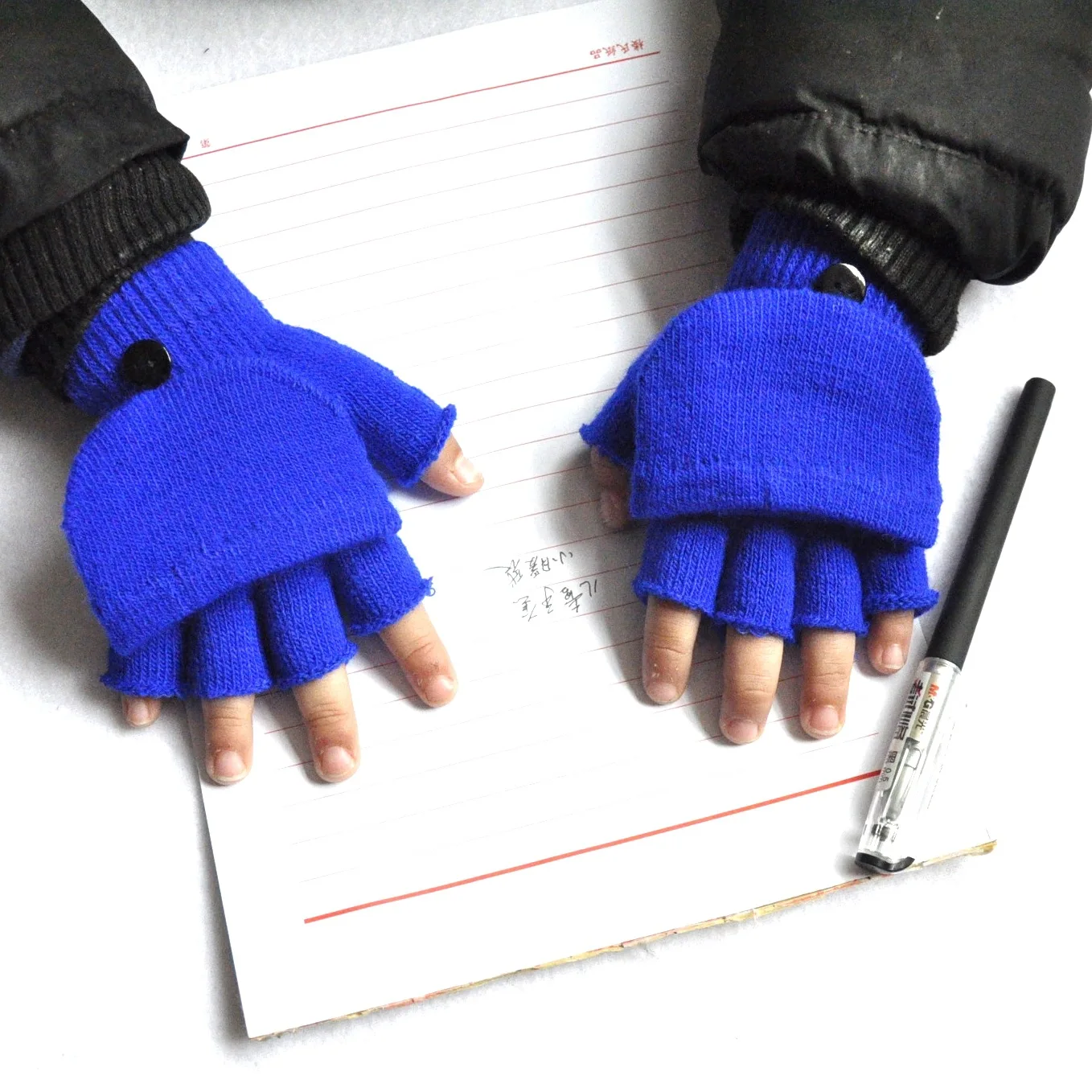 Baby Gloves winter gloves,baby mittens for 5-11Y Thickened Warm Knitted
