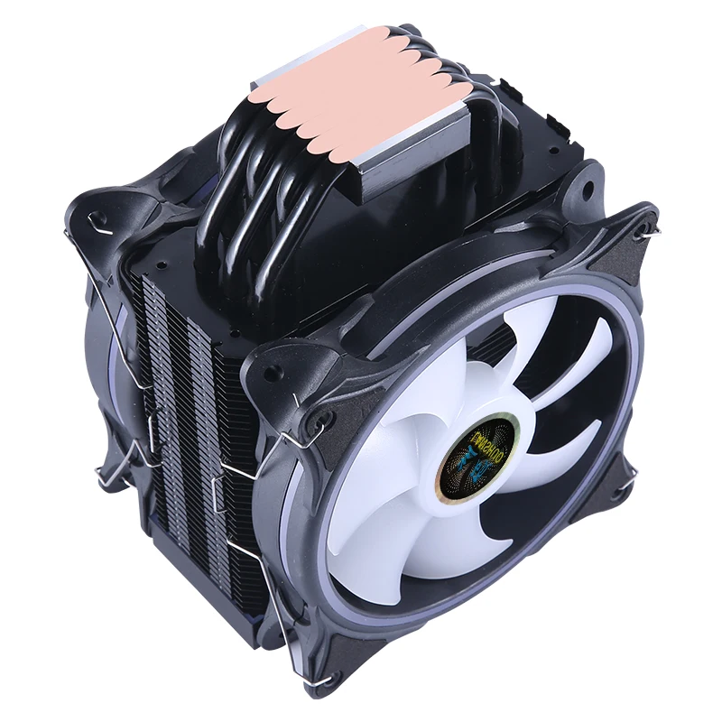 Tubos de Calor de Cobre Puro Torre Cooling System Cpu Cooler X79 X99 2011 Lga1700 1150 1155 1200 1356 1366 Am4 - Imagem 2