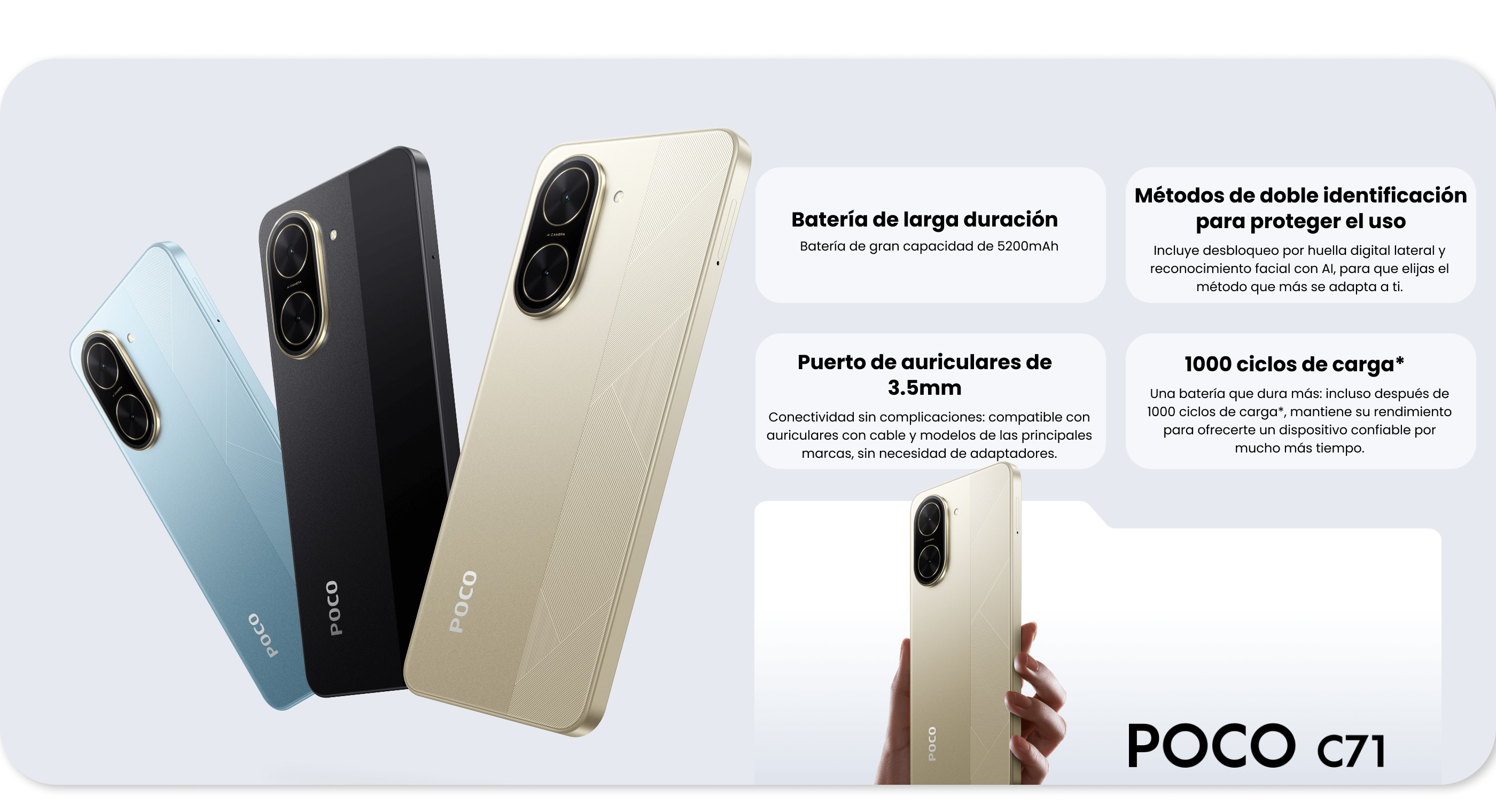Xiaomi POCO C71 128GB Dual SIM 4GB 6.88 RAM 32MP 8MP-Black (Global)