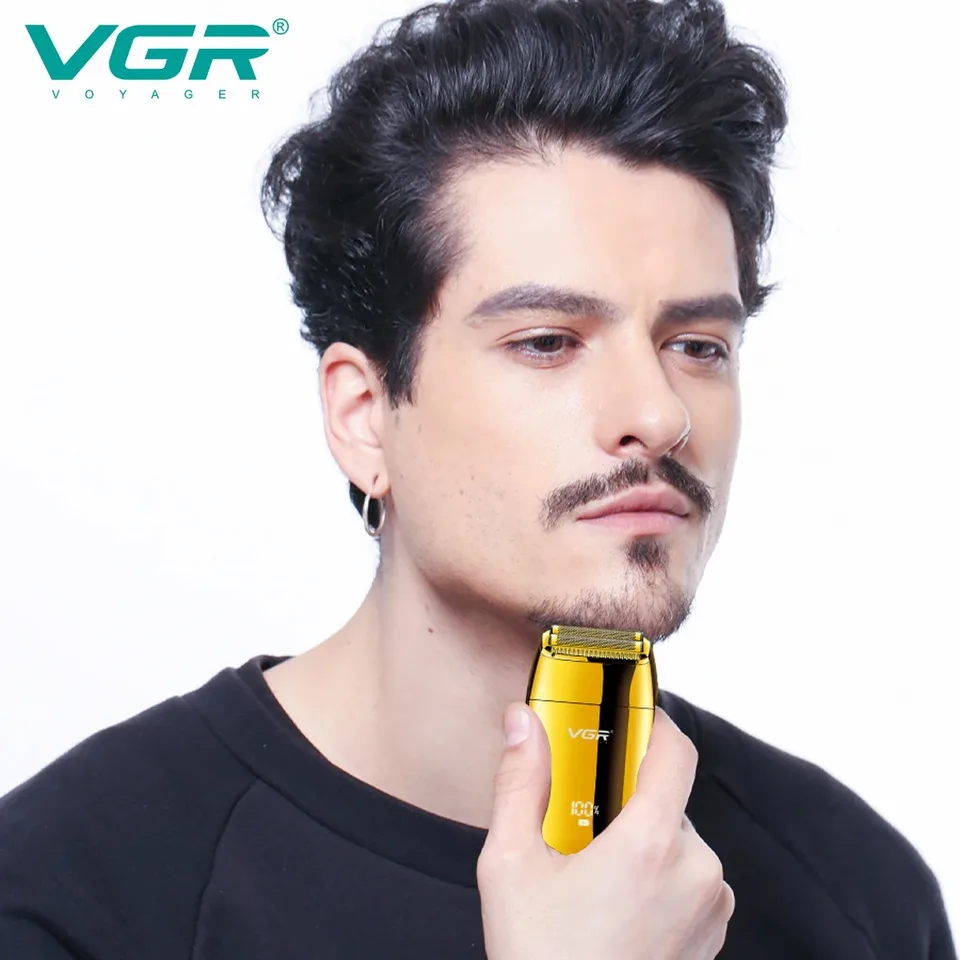 VGR Electric Razor Professional Rechargeable Beard Reciprocating Shaver Hair Trimmer For Men V-399_voghion.com