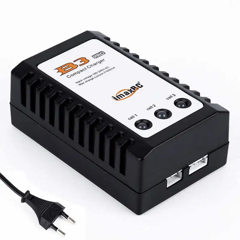 AC100V-240V Balance Battery Charger IMAX B3 Pro Compact 10W 2S 3S Lipo Power Supply Charger For RC Helicopter Lipo Battery EU/US