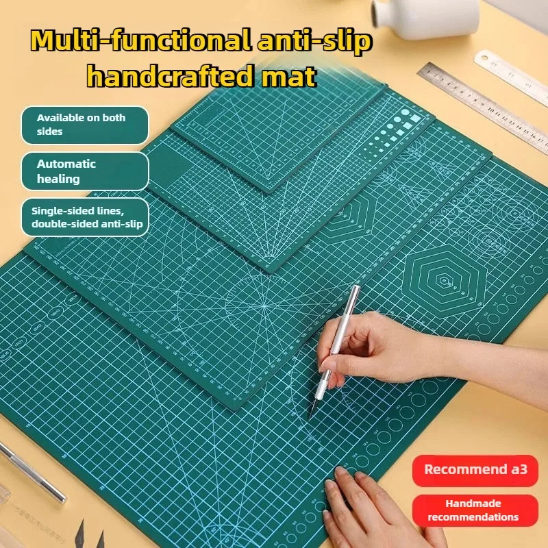 PVC Cutting Mat Workbench Pad for Sewing DIY Leather Craft Knife Engraving Double Sided Non Slip Durable Board PVC Cutting Mat Workbench Pad for Sewing DIY Leather Craft Knife Engraving Double Sided Non Slip Durable Board