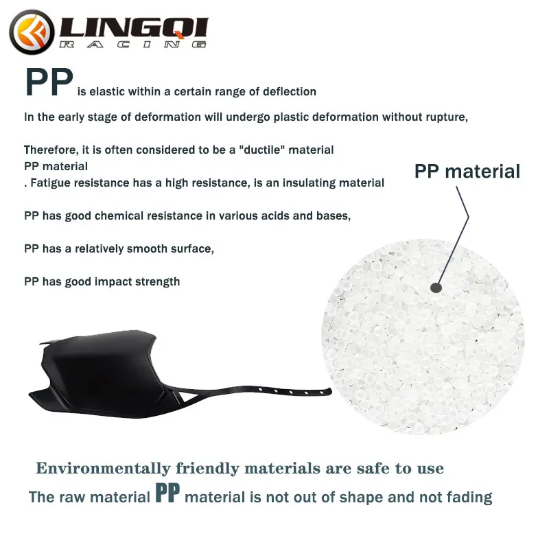 Dirt Pit Bike Accessories PP Plastic Universal For CR 110 Motorcycle Number Plate High Quality Name-plate Motocross Parts