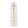 780ml Daisy Flower Plastic Water Bottle Sports Transparent Water Bottle Portable Gym Travel Clear Leakproof Drinking Bottle 6