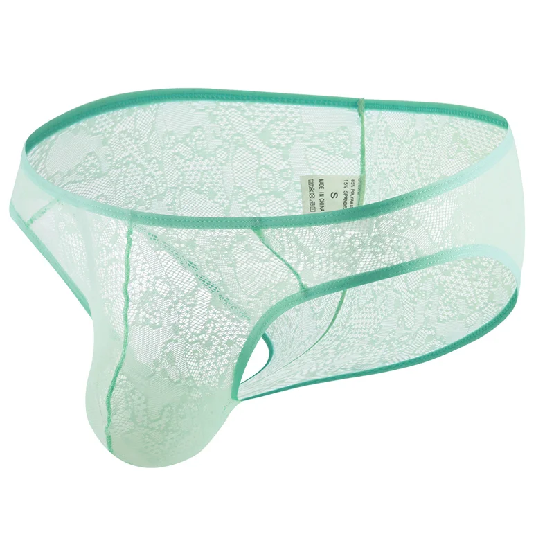 4PCS Men Briefs Ultra-Thin Mesh Underwear Soft Breathable Sexy Underwear Men Hot Hips Up Transparent Jockstrap Low Waist Briefs
