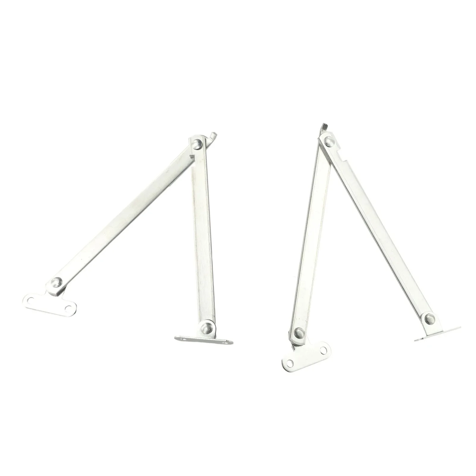 Cabinet Door Hinges 2pcs/Set Stainless Steel Cabinet Cupboard Furniture Doors Close Lift Up Stay Support Hinge Kitchen Long Service Life