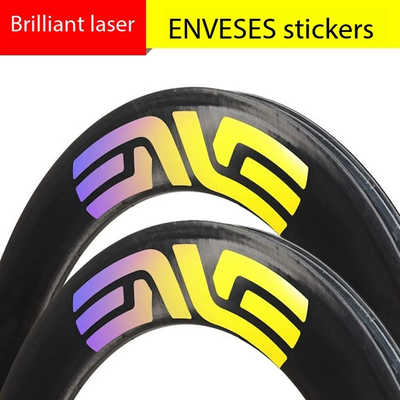 

1 Набор велосипедных палочек для украшения своими руками EVNE SES Лазерная колесная пара наклейки для дорожного велосипеда Углеродные колеса