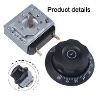 Minuterie de four électrique, minuterie de four à micro-ondes, gestion de la cuisine, fonction de cloche intégrée, conception compacte, Installation facile 5