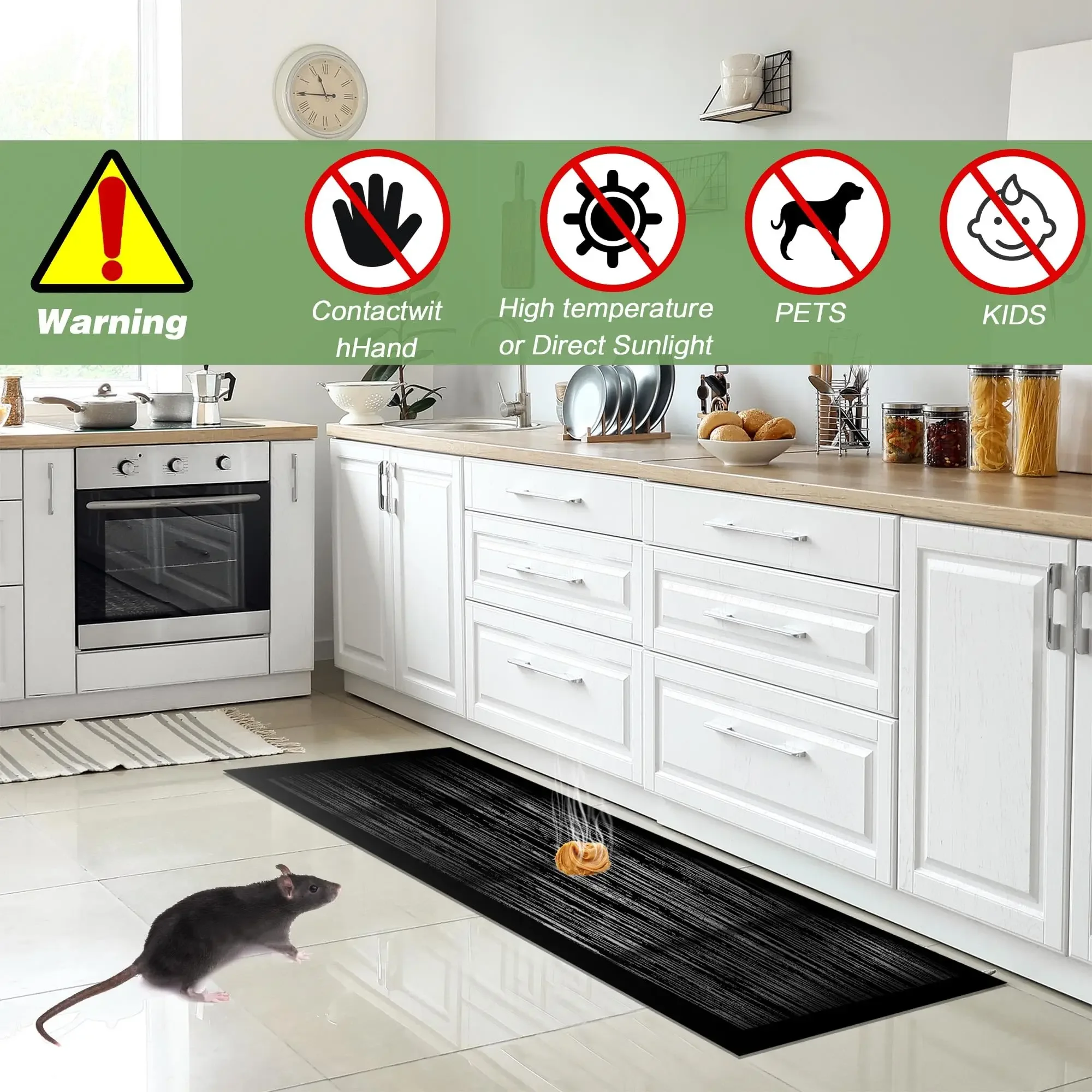 Mouse Trap 60/120CM High Effective Sticky Board Mat Catcher Pest Control