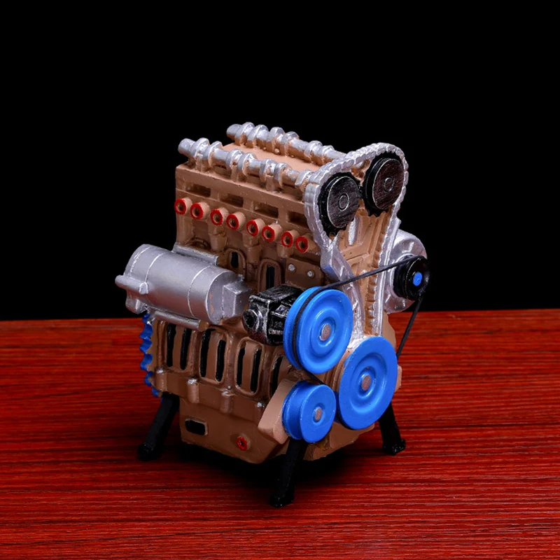 

Creative Home Decor Resin Engine Ornament, L4 Engine Artifact