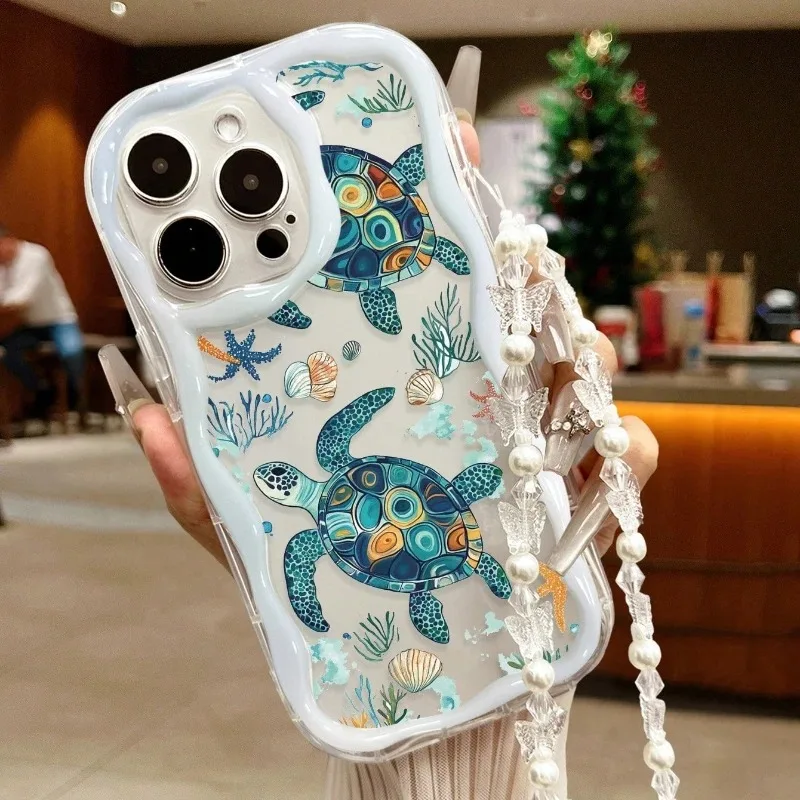 Turtle Underwater World Clear Phone Case