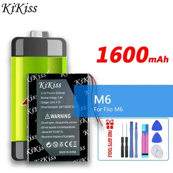 KiKiss Battery M 6 1600mAh For Fiio M6 Player Replacement Bateria
