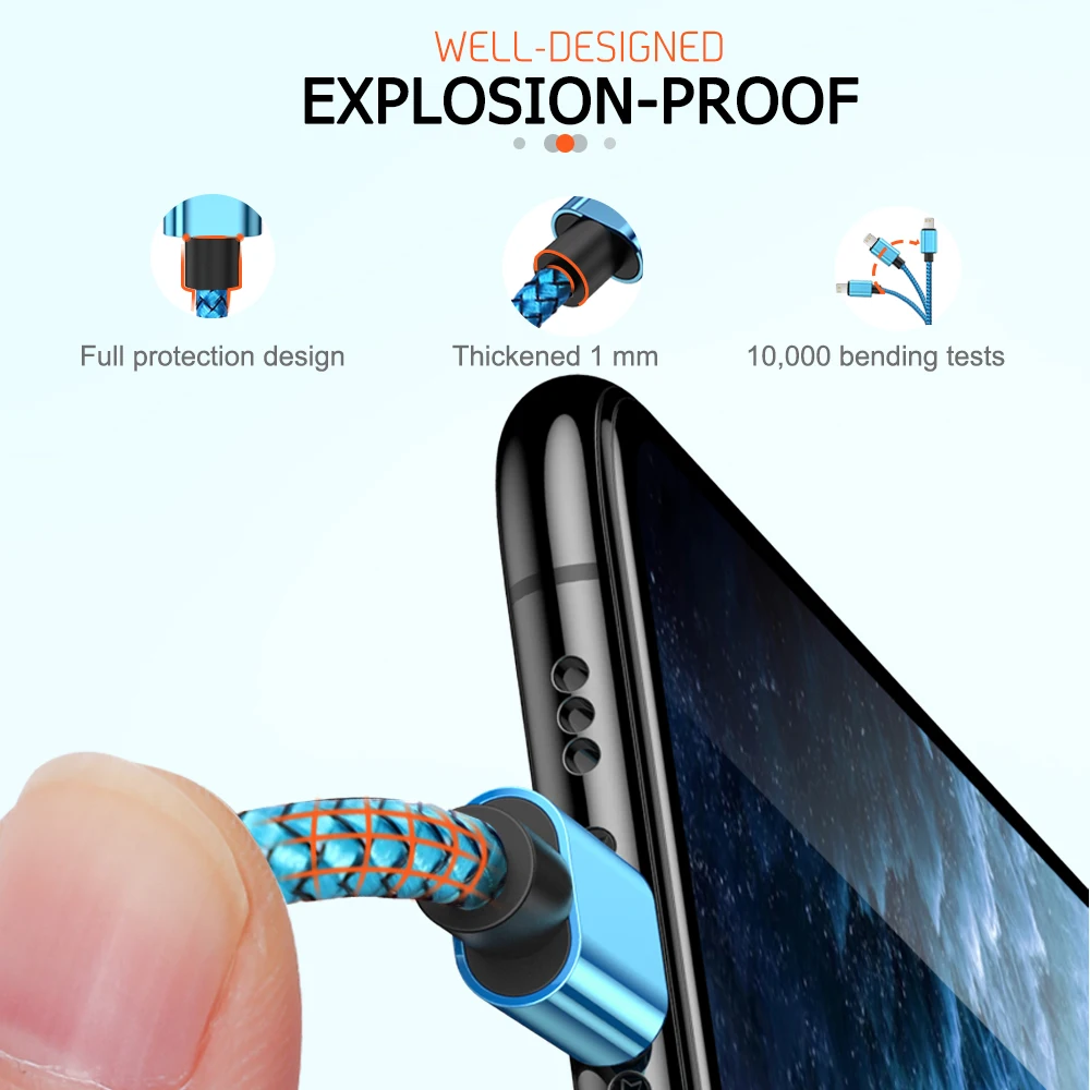 High-Speed USB Charging Cable for Apple Devices - Multiple Lengths