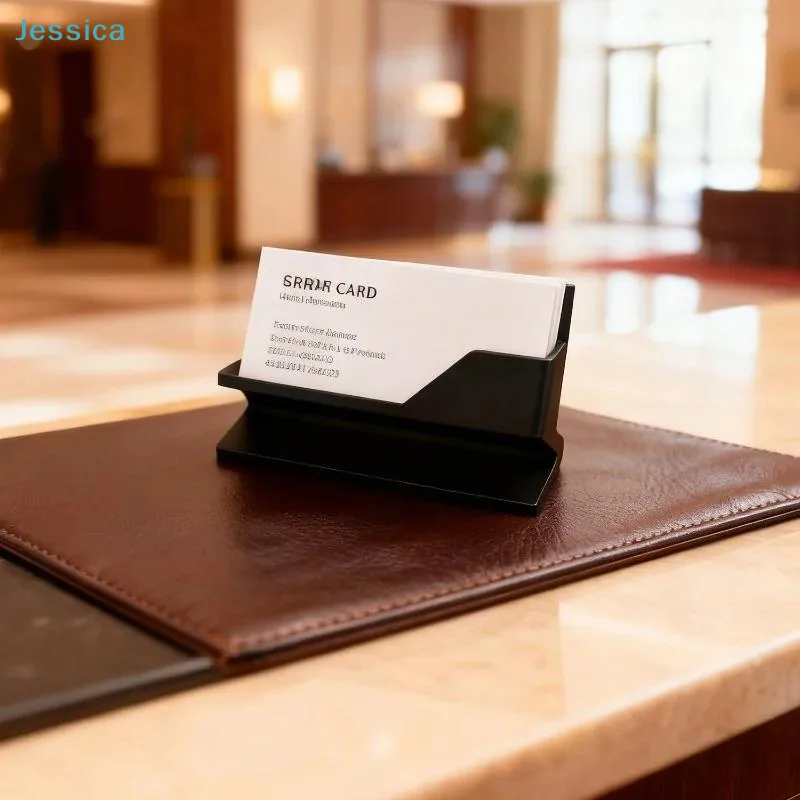 ♥ 데스크탑 명함 홀더 ? 사무실, 매장 및 회의실용 경사형 플라스틱 카드 스탠드