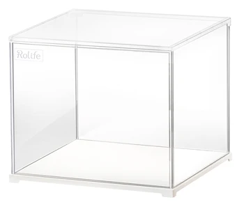 Robotime Rolife Dust Proof for All Miniature House Dollhouse Display Box Home Decoration Easy to Assembly 1