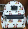 Loungefly Disney Mickey Mouse Pu Leather Women's Backpack Castle Cosplay Leisure Travel Bag Mini Children's Schoolbag 5