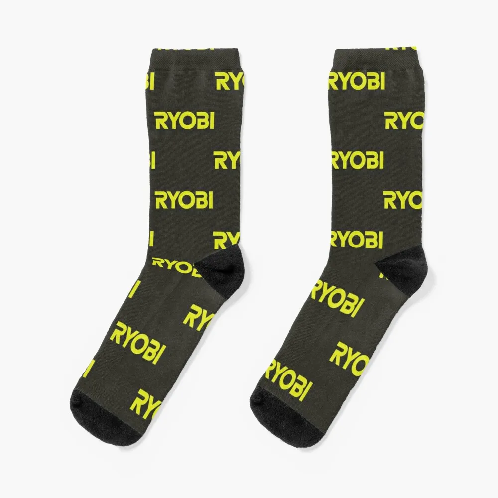 POWER TOOLS-RYOBI LOGO Socks Funny Socks Woman