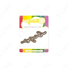 

New Simply Said Hugs Solid Hot Foil Plate Scrapbook Diary Decoration Stencil Embossing Template Diy Greeting Card Handmade