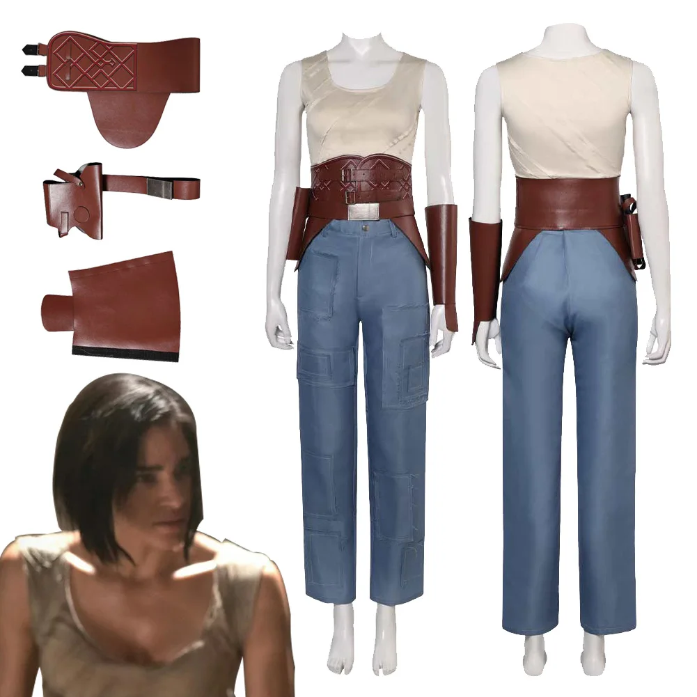 

Kora Role Play Adult Women Costume Arm Guard Belt 2023 TV Rebel Moon Fantasia Cosplay Clothing Halloween Party Disguise Suit