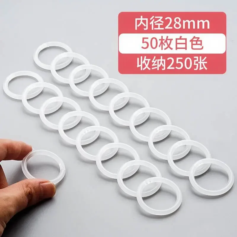 100pcs Loose Leaf Binder Rings Colorful Book Ring Keychain For Cards Paper Notebook Index Cards School Home Or Office Use