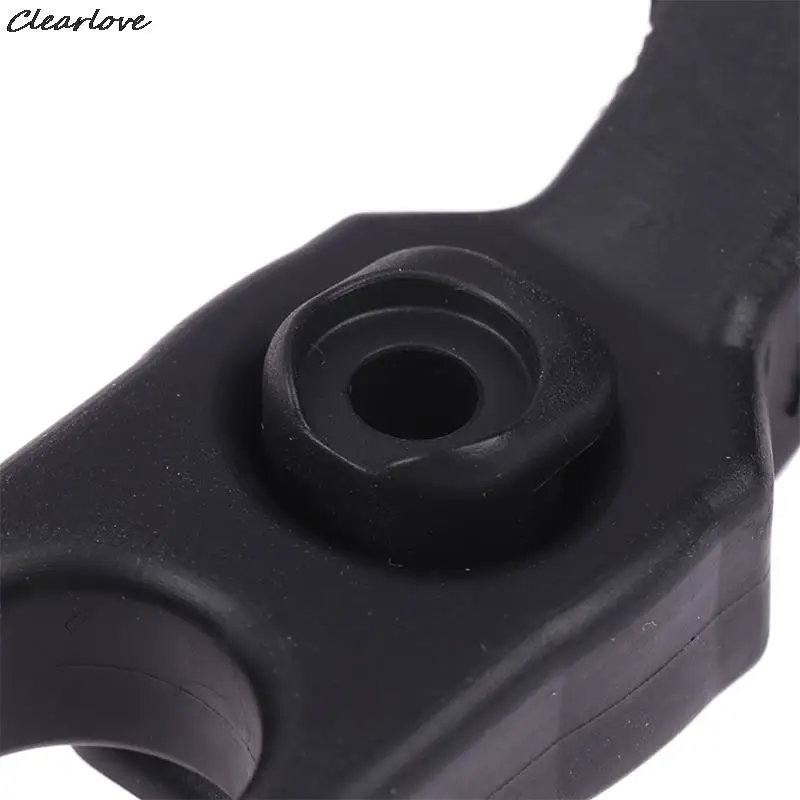 Rubber Hood Catch Flexible T-Handle Hasp Rubber Flexible Draw Latches With Brackets For Tool Box Vehicle Engine