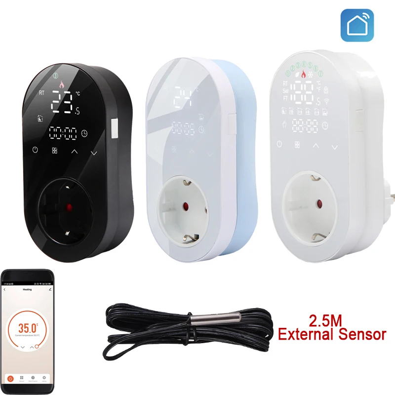 16AWiFiDigitalThermostatOutletPlugSmartlifeAppControlSocket