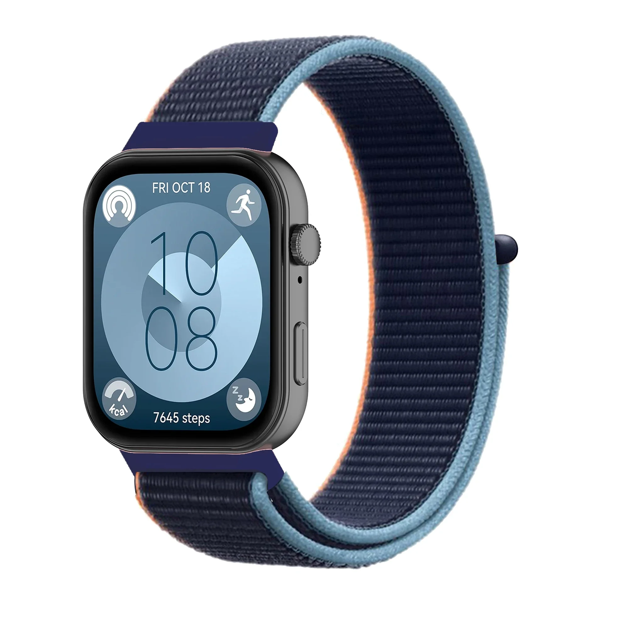 Nylon Loop Strap Woven Sports Smartwatch Wristband Bracelet