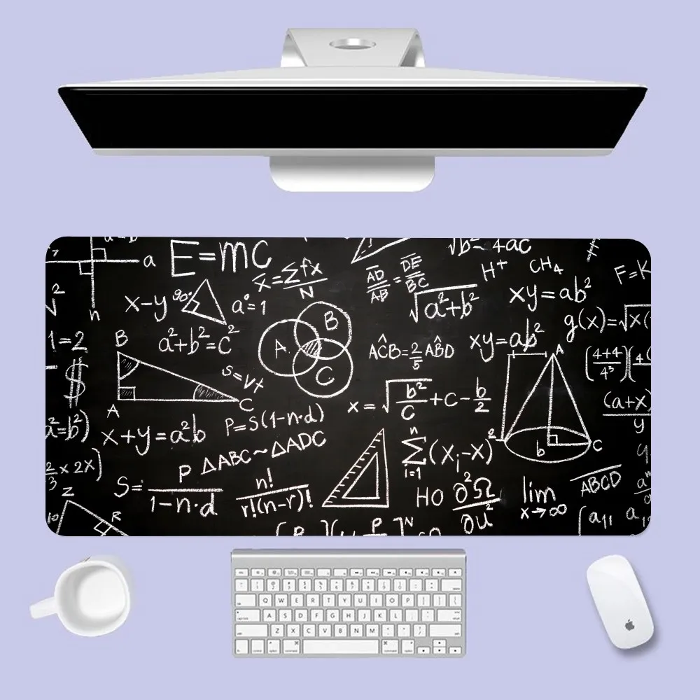 

Geometric Math Formulaes Mousepad XXL Mousepad Computer Laptop Keyboard Pad Gaming Accessories Desk Mats 400x900x5mm