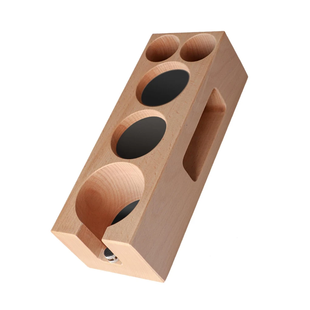 

Wooden Coffee Tamper Holder Support Base Espresso Tamper Stand 51-54mm