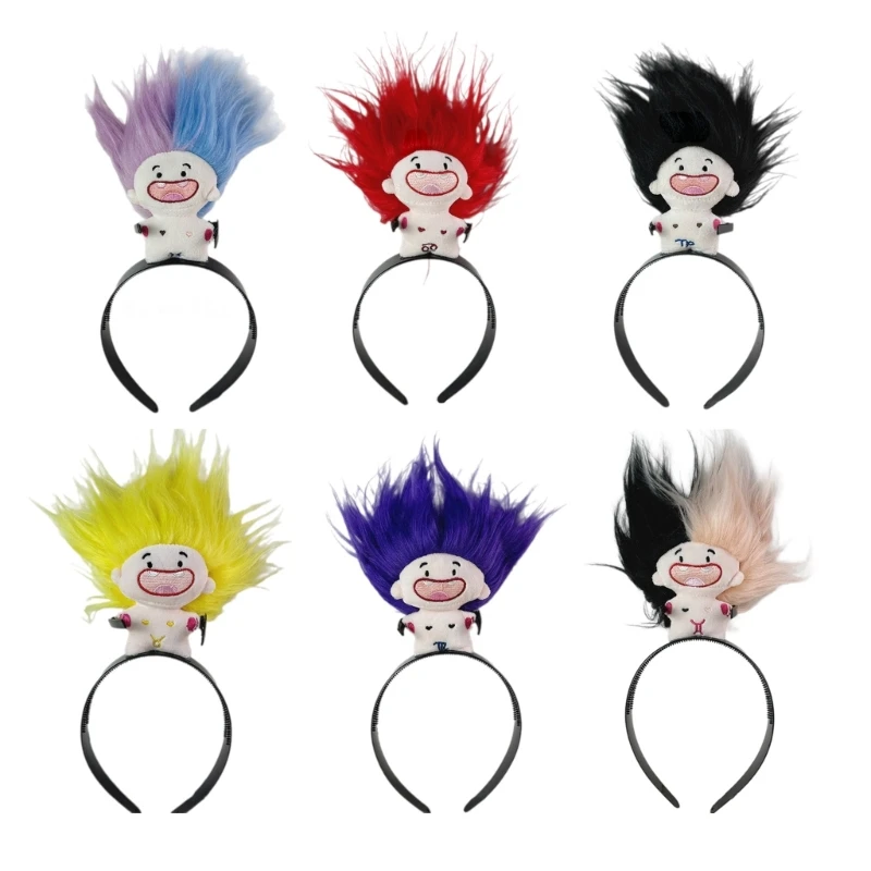 MXMB Cartoon Stuffed Hairband Women Makeup Live Broadcast Sweet Headband