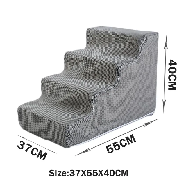 Pet Stairs Toys Cat Dog Ladder 2 3 4 Step Stairs for Dogs Puppy Ramp Detachable Sponge Pet Ladder Accessories 4