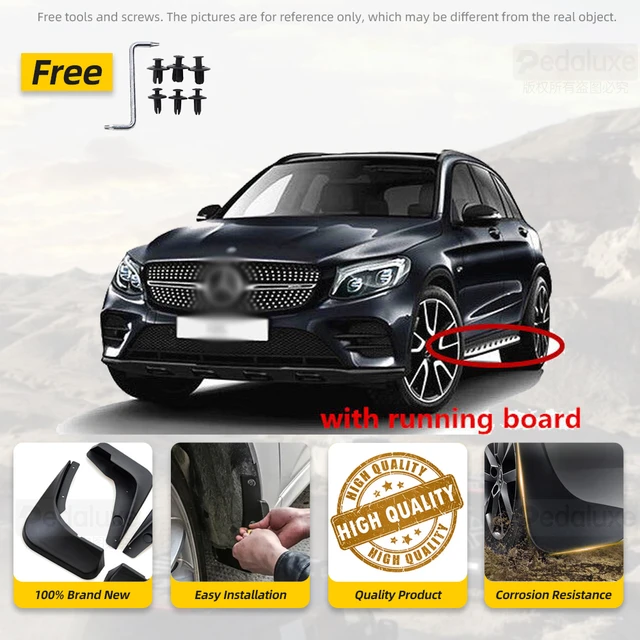 Auto Schmutzfänger Für Mercedes Benz GLC Klasse X253 2016 - 2022 WO/RB  Schlamm Flaps Splash Guards Kotflügel Schlamm klappe Vorne Hinten Kotflügel  - AliExpress