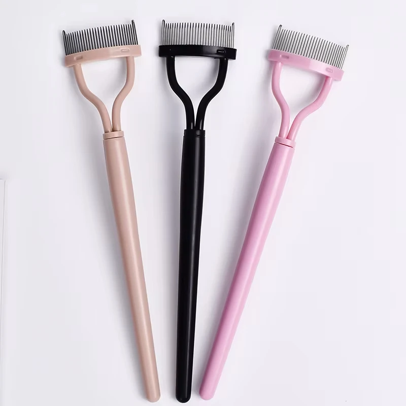 Eyelash Curler Makeup Tool Set Eyelash Accessories Eyelashes Brush Eyelashes Brush Comb Disposable Eyelash Brushes Eyelash Separator Metal Teeth Straight Eyelash Curler Beauty Makeup Stainless Brush Comb Mascara Curl Makeup Tool