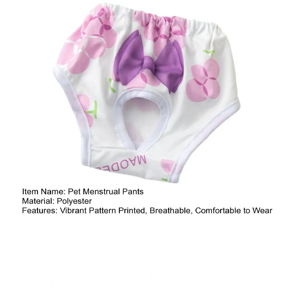 Title 19, Pet Menstrual Pants Absorbent Dog Diapers Preve...