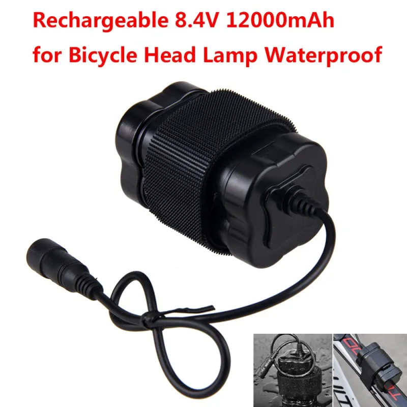 12000mAhRechargeableBatteryPackforBikeLightBicycleNightSafety
