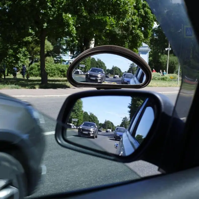 Blind Spot Seite Spiegel Breite Ansicht Hilfs Spiegel Für Trainer EIN Paar Reflektierende Spiegel Elliptischen Spiegel Außen Spiegel