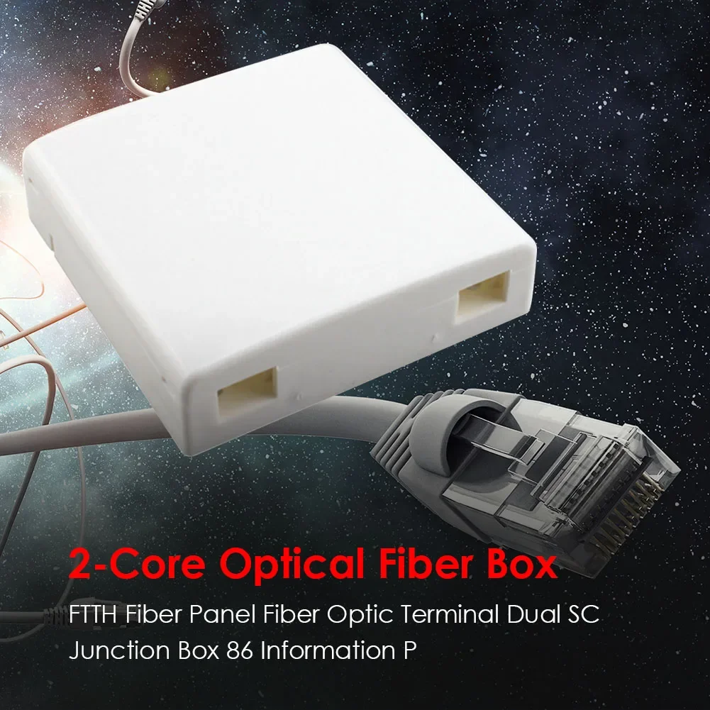 Junction Box Wall Mount Cassette External Mounting Box Suitable For Switch And Socket FTTH Terminal Boxes