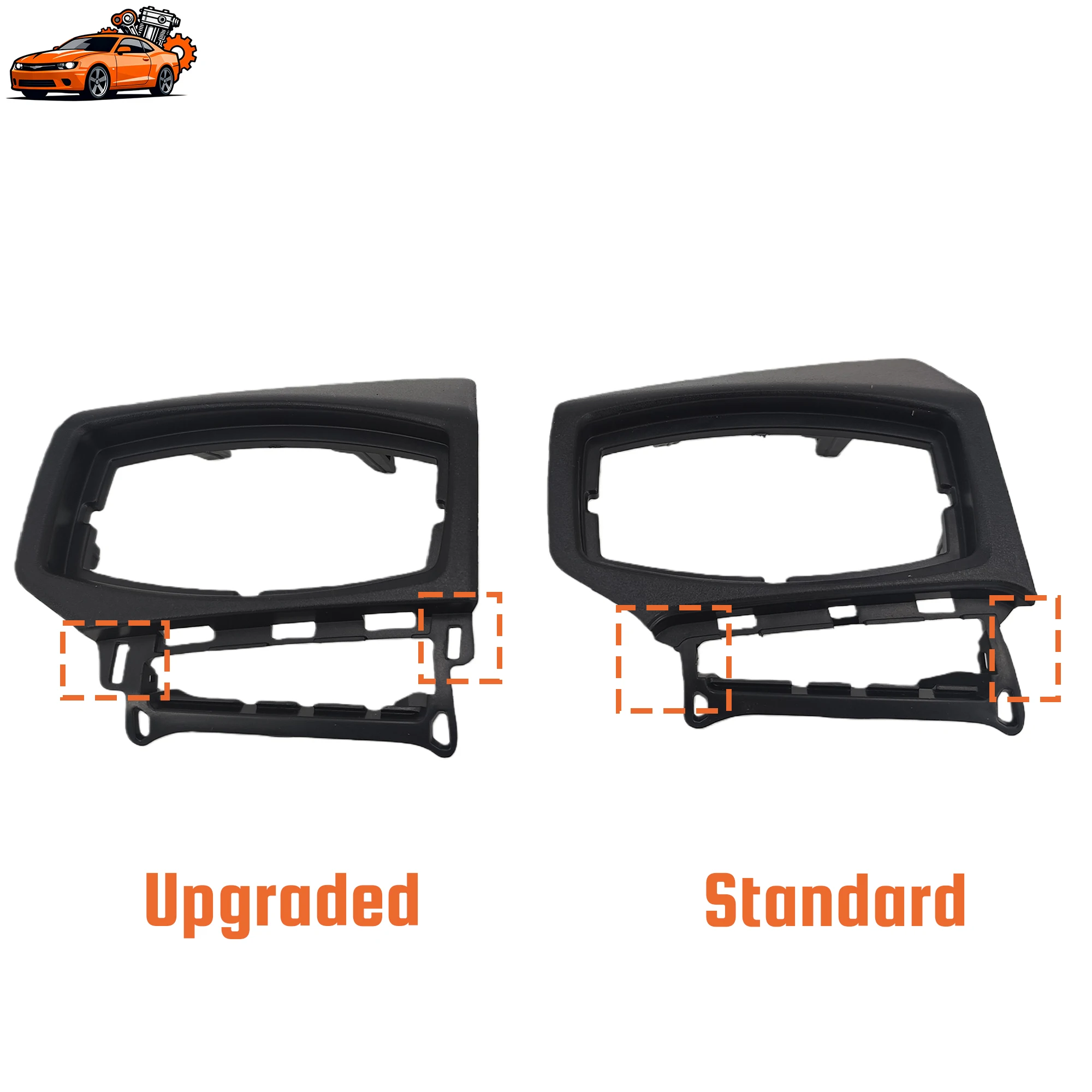 Sleek Car Interior Headlight Console Trim Frame
