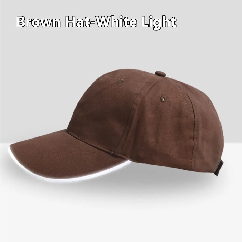 Brown Hat-White