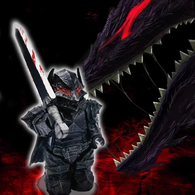 Famosa Animazione Giapponese Berserk Buds Puntelli Armi Set Per Mini Bambole Figure Moc Building Blocks Mattoni Giocattoli Regali Di Natale