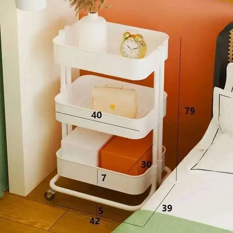 Carrinho de metal preto para salão de beleza, carrinho de comida para pedicure, máquina de spa, carrello con ruote, móveis zt50st