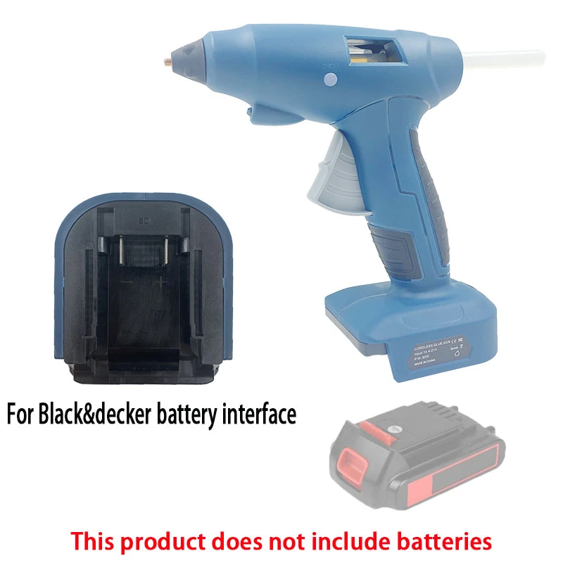 UGG01 Lithium Battery Hot Melt Glue Gun For Blac Decker Compatible With