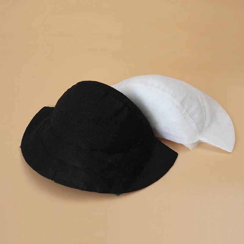 10/20/40pair 35mm White Black Decorative Big Shoulder Padded for Blazer Clothes Fashion Dress Sewing Shoulder Pads
