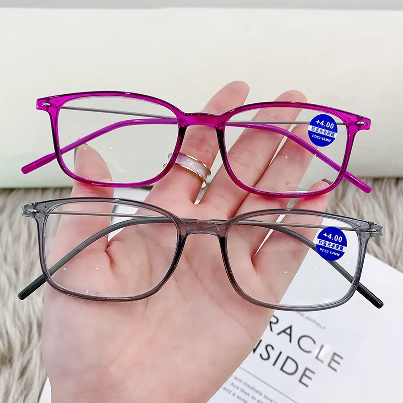 2022 New Fashion Anti-Blue Light Reading Glasses Women Men Optical Computer Glasses Presbyopia +1.0+1.5+2.0+2.5+3.0+3.5+4.0