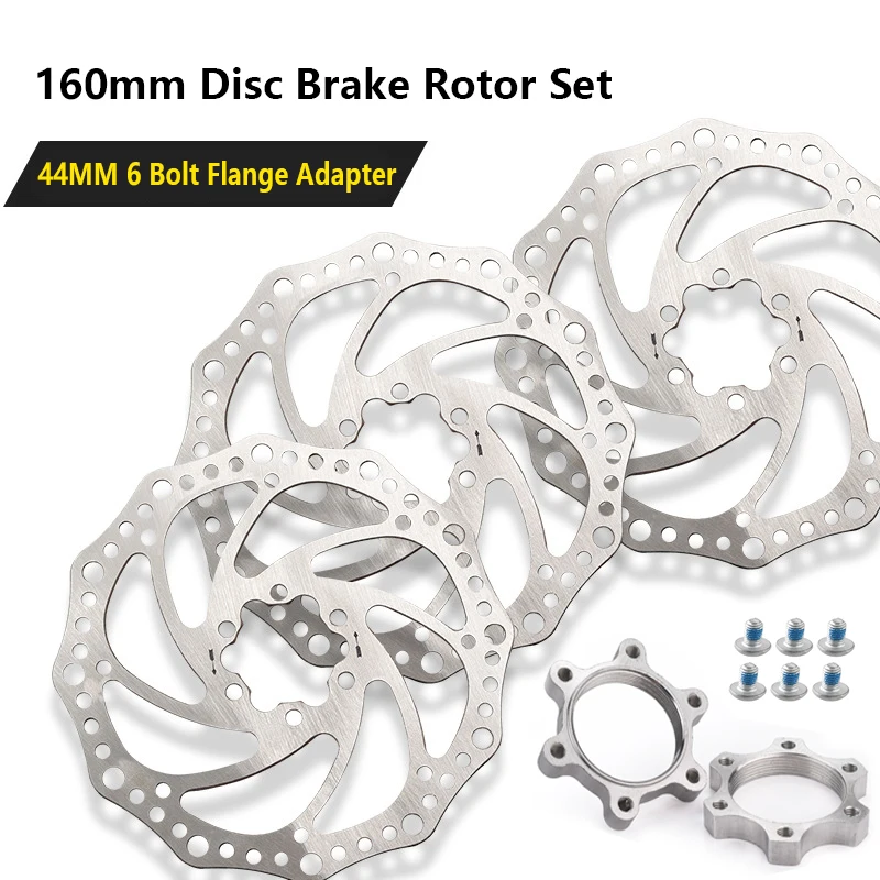 160mm Disc Brake Rotor Set MTB Bicycle Disc Brake Rotor 6Hole Bike Hub