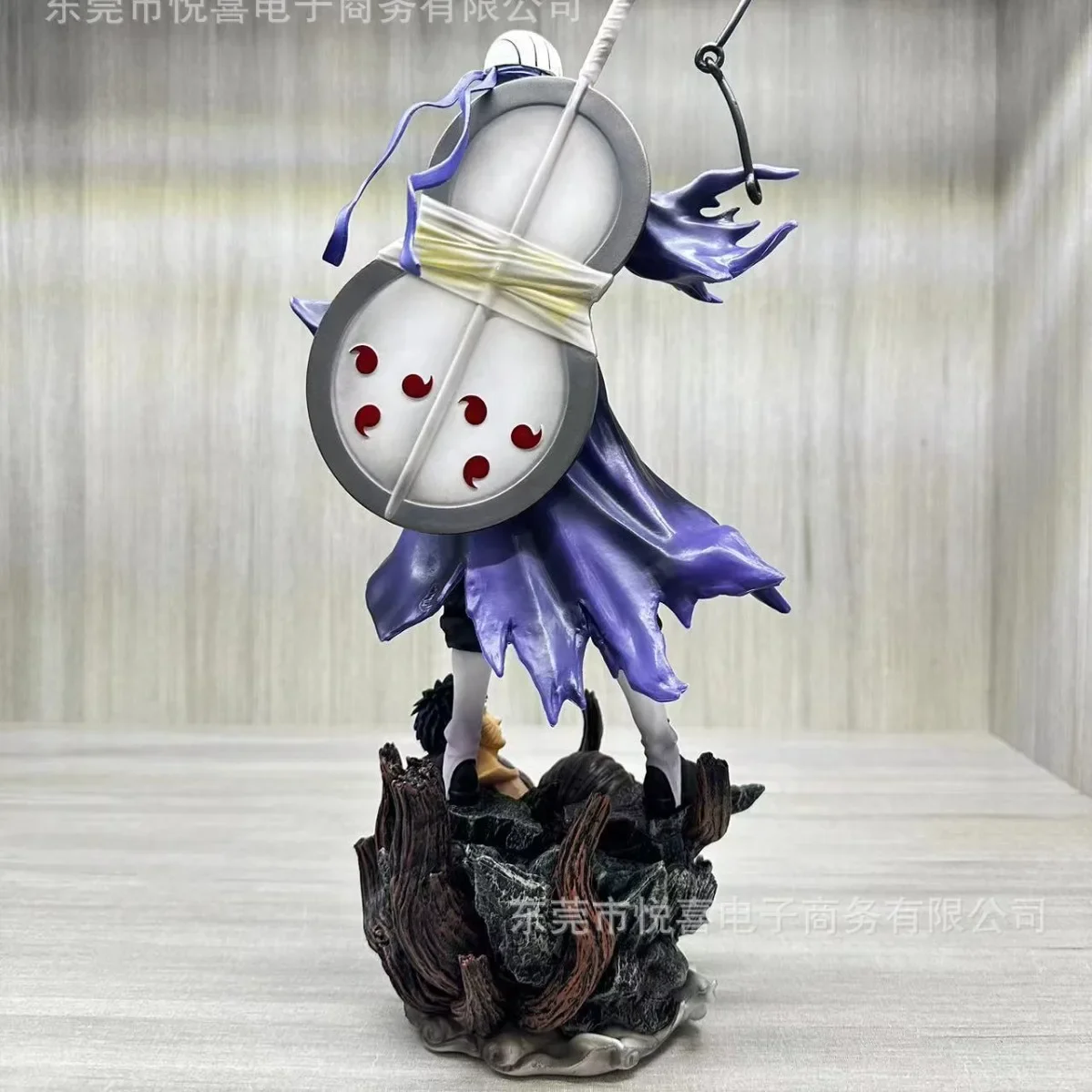 Naruto Figurine with Giant Wave - Dual Head Anime Desktop Ornament Gift