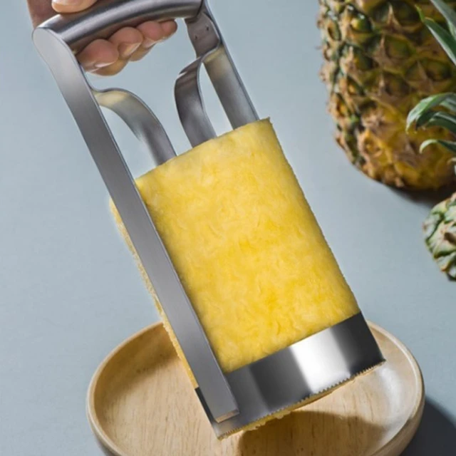 Éplucheur d'ananas en acier inoxydable, outils de fruits de cuisine,  coupe-spirale, gadget - AliExpress